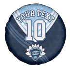 Personalized New South Wales Oztag Spare Tire Cover Hexagon Texture Chevron Pattern Art