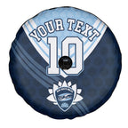 Personalized New South Wales Oztag Spare Tire Cover Hexagon Texture Chevron Pattern Art