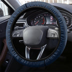 New South Wales Oztag Steering Wheel Cover Hexagon Texture Chevron Pattern Art