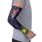 Personalised Sydney Roosters Rugby Christmas Arm Sleeves Santa Rugby Mascot - Pine Wreath Festive
