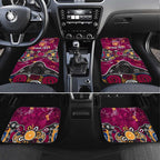 Personalized Brisbane Lions Car Mats Aboriginal Dot Painting Graffiti Style
