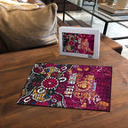 Personalized Brisbane Lions Puzzle Aboriginal Dot Painting Graffiti Style