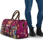 Personalized Brisbane Lions Travel Bag Aboriginal Dot Painting Graffiti Style
