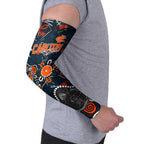 Personalized Carlton Blues Arm Sleeves Aboriginal Dot Painting Graffiti Style