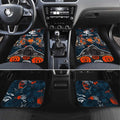 Personalized Carlton Blues Car Mats Aboriginal Dot Painting Graffiti Style