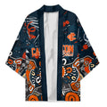 Personalized Carlton Blues Kimono Aboriginal Dot Painting Graffiti Style