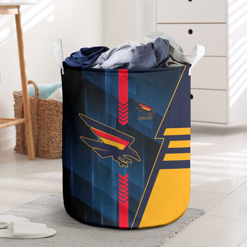 Adelaide Crows Laundry Basket Modern Geometric Sports Graphic Style