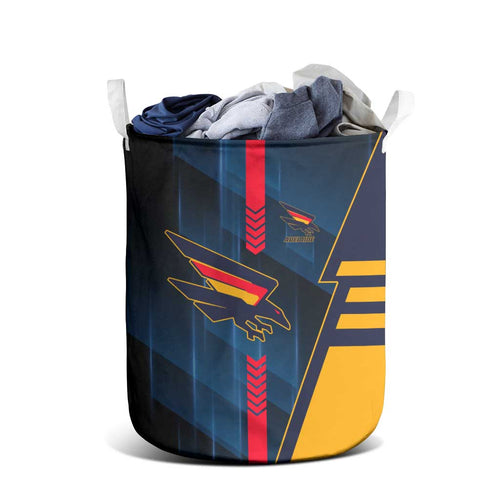 Adelaide Crows Laundry Basket Modern Geometric Sports Graphic Style