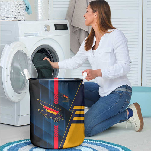 Adelaide Crows Laundry Basket Modern Geometric Sports Graphic Style