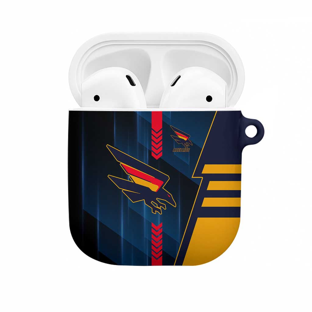 Adelaide Crows AirPods Case Modern Geometric Sports Graphic Style