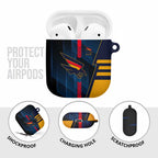 Adelaide Crows AirPods Case Modern Geometric Sports Graphic Style