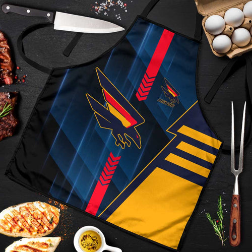 Adelaide Crows Apron Modern Geometric Sports Graphic Style