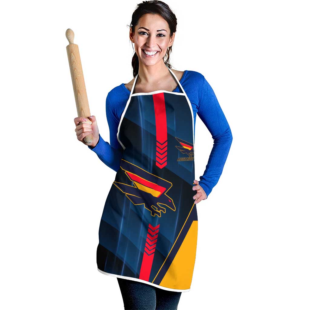 Adelaide Crows Apron Modern Geometric Sports Graphic Style