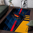 Adelaide Crows Area Rug Modern Geometric Sports Graphic Style