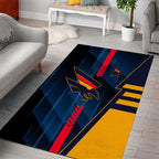 Adelaide Crows Area Rug Modern Geometric Sports Graphic Style