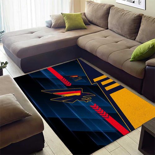 Adelaide Crows Area Rug Modern Geometric Sports Graphic Style