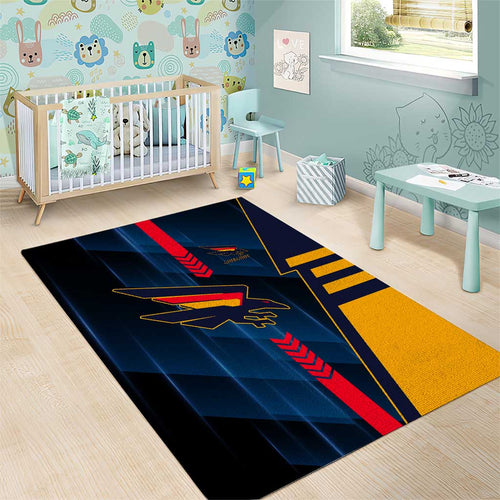 Adelaide Crows Area Rug Modern Geometric Sports Graphic Style