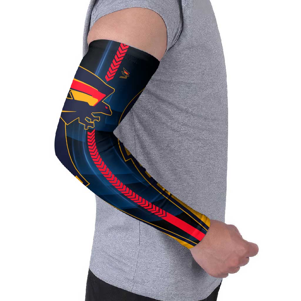 Personalized Adelaide Crows Arm Sleeves Modern Geometric Sports Graphic Style