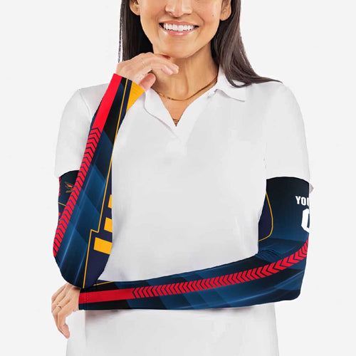 Personalized Adelaide Crows Arm Sleeves Modern Geometric Sports Graphic Style