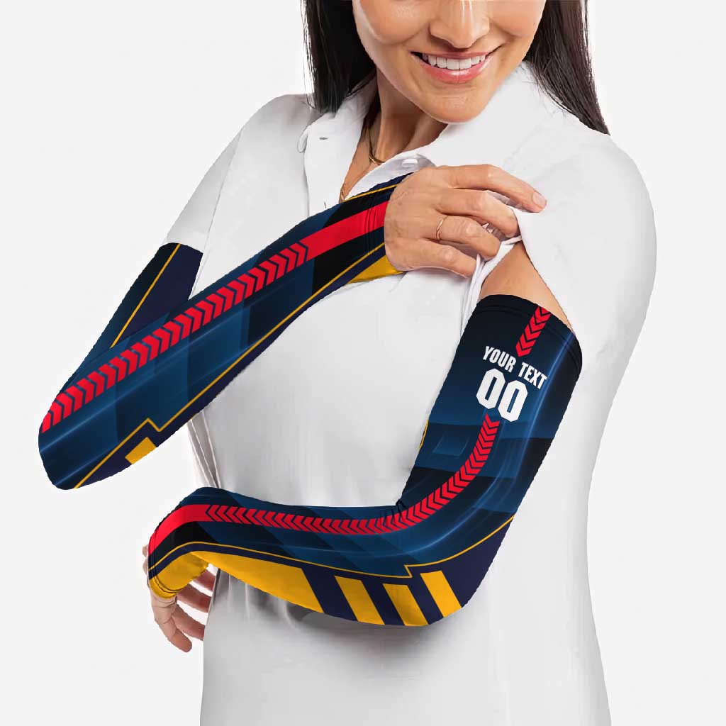 Personalized Adelaide Crows Arm Sleeves Modern Geometric Sports Graphic Style