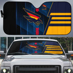 Adelaide Crows Auto Sun Shade Modern Geometric Sports Graphic Style