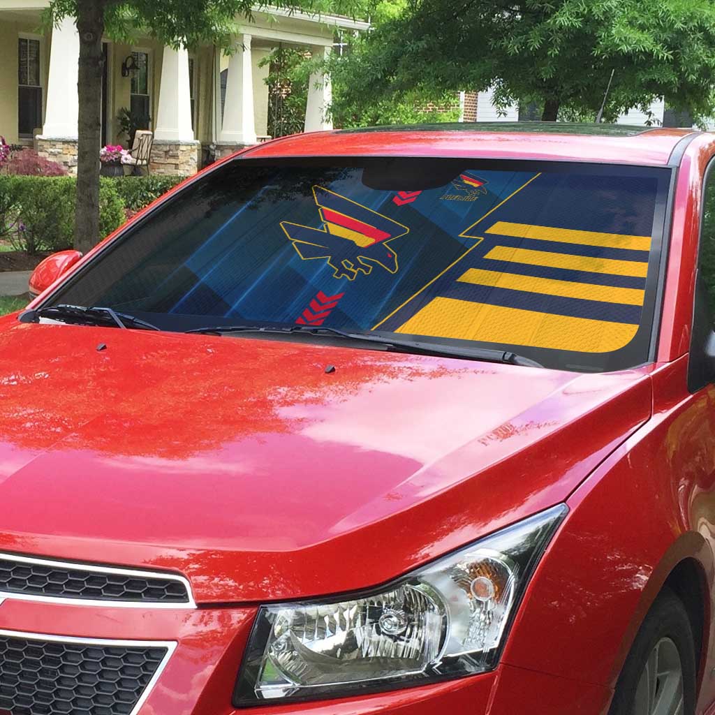 Adelaide Crows Auto Sun Shade Modern Geometric Sports Graphic Style