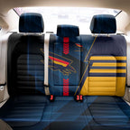 Adelaide Crows Back Car Seat Cover Modern Geometric Sports Graphic Style