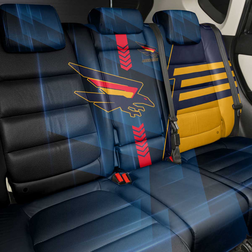 Adelaide Crows Back Car Seat Cover Modern Geometric Sports Graphic Style