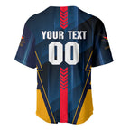 Personalized Adelaide Crows Baseball Jersey Modern Geometric Sports Graphic Style