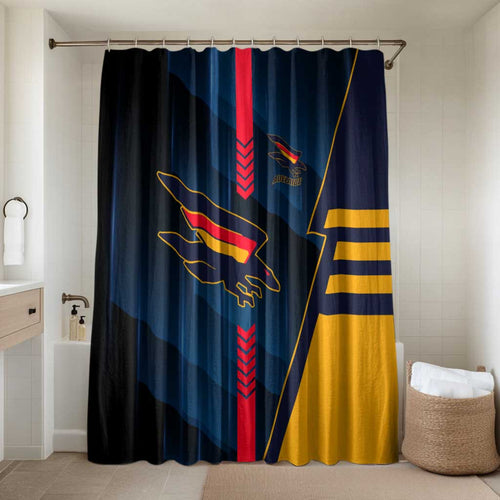 Adelaide Crows Bathroom Set Modern Geometric Sports Graphic Style