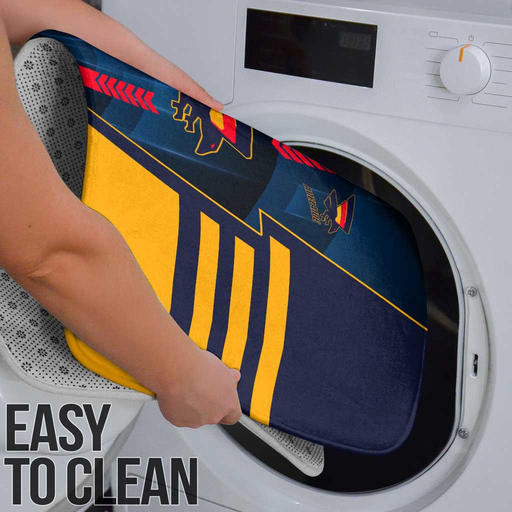 Adelaide Crows Bathroom Set Modern Geometric Sports Graphic Style