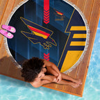 Adelaide Crows Beach Blanket Modern Geometric Sports Graphic Style