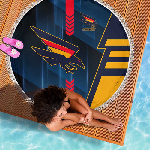Adelaide Crows Beach Blanket Modern Geometric Sports Graphic Style
