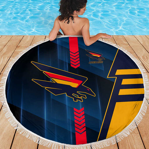 Adelaide Crows Beach Blanket Modern Geometric Sports Graphic Style