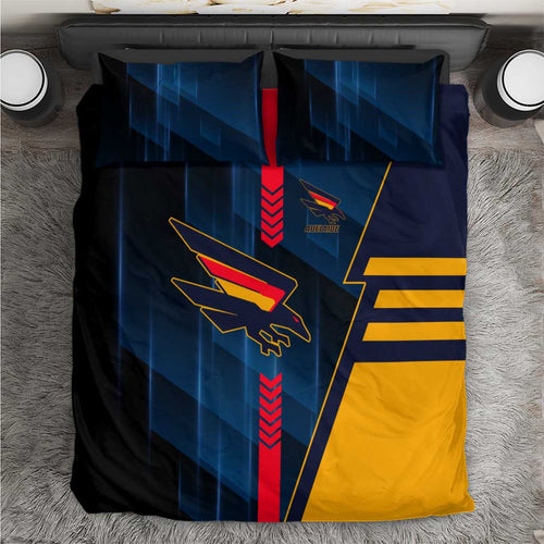 Adelaide Crows Bedding Set Modern Geometric Sports Graphic Style
