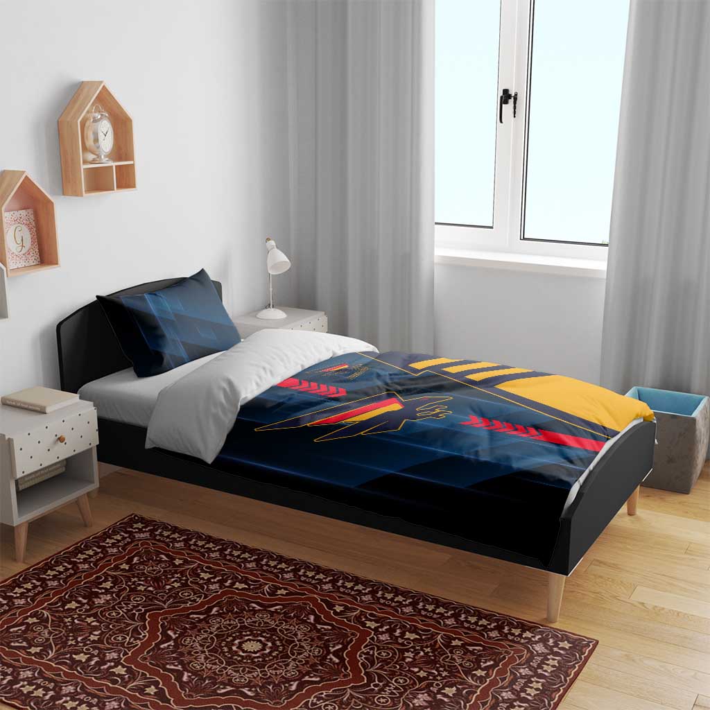 Adelaide Crows Bedding Set Modern Geometric Sports Graphic Style