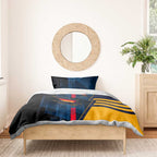 Adelaide Crows Bedding Set Modern Geometric Sports Graphic Style