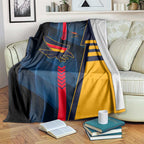 Adelaide Crows Blanket Modern Geometric Sports Graphic Style