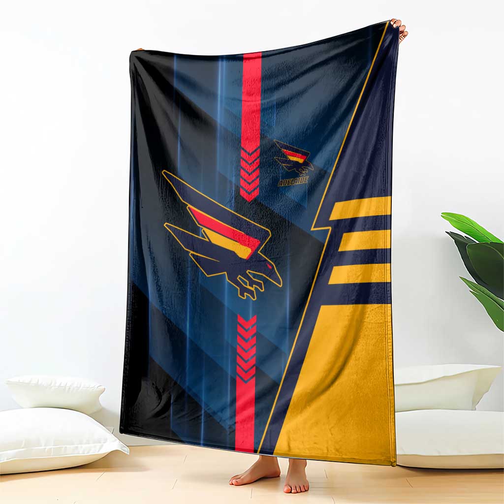 Adelaide Crows Blanket Modern Geometric Sports Graphic Style