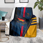 Adelaide Crows Blanket Modern Geometric Sports Graphic Style
