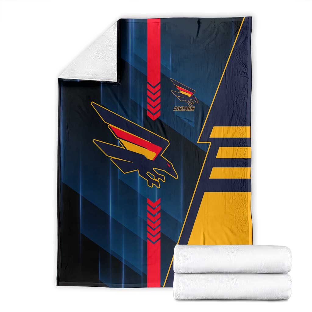 Adelaide Crows Blanket Modern Geometric Sports Graphic Style