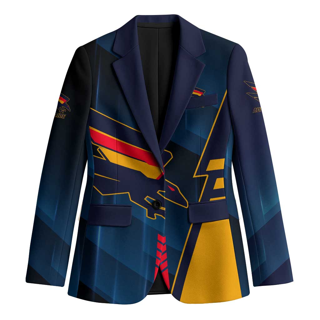 Personalized Adelaide Crows Blazer Modern Geometric Sports Graphic Style