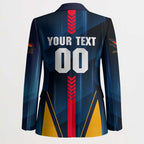 Personalized Adelaide Crows Blazer Modern Geometric Sports Graphic Style