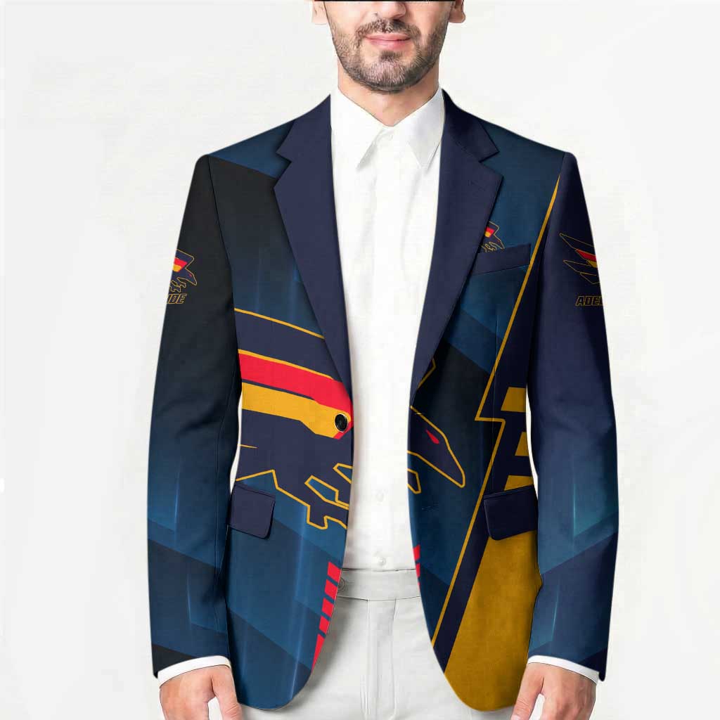 Personalized Adelaide Crows Blazer Modern Geometric Sports Graphic Style