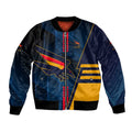 Personalized Adelaide Crows Bomber Jacket Modern Geometric Sports Graphic Style