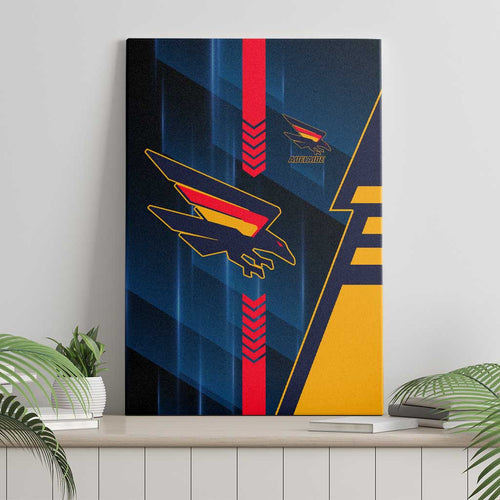 Adelaide Crows Canvas Wall Art Modern Geometric Sports Graphic Style