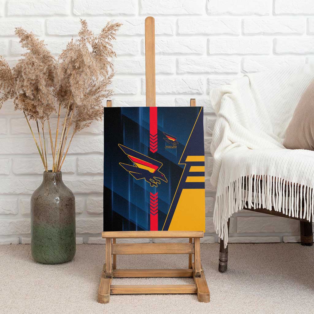 Adelaide Crows Canvas Wall Art Modern Geometric Sports Graphic Style