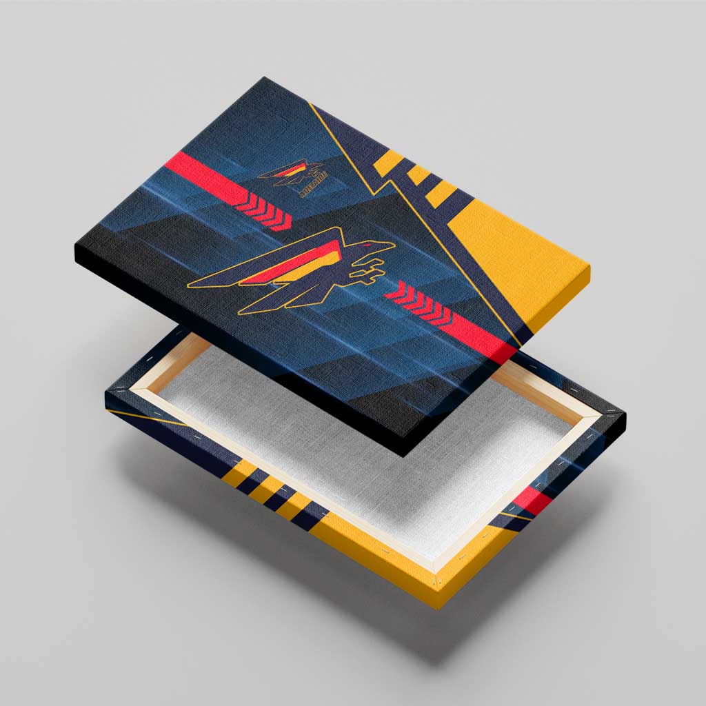 Adelaide Crows Canvas Wall Art Modern Geometric Sports Graphic Style