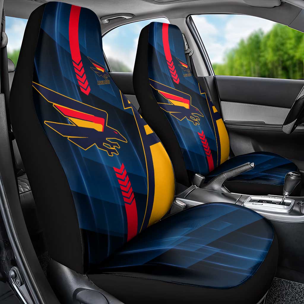 Adelaide Crows Car Seat Cover Modern Geometric Sports Graphic Style