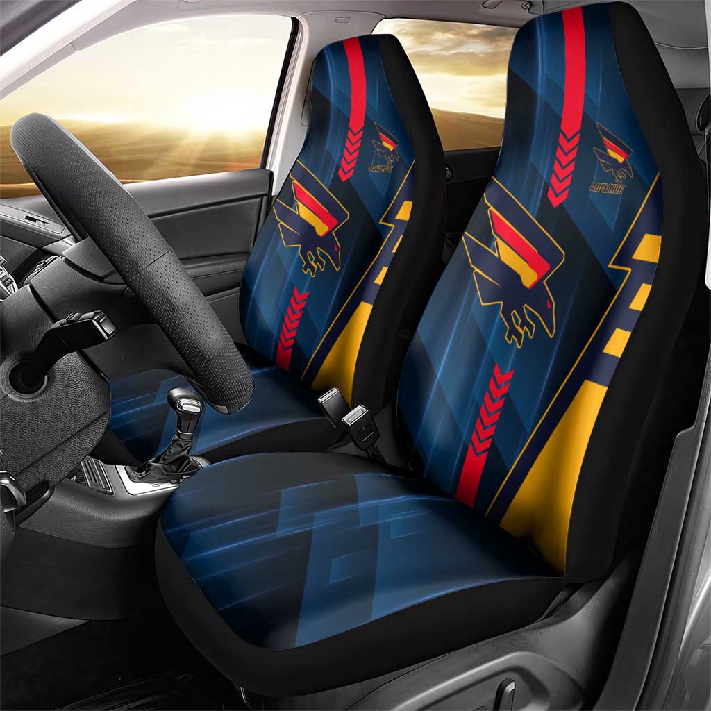 Adelaide Crows Car Seat Cover Modern Geometric Sports Graphic Style